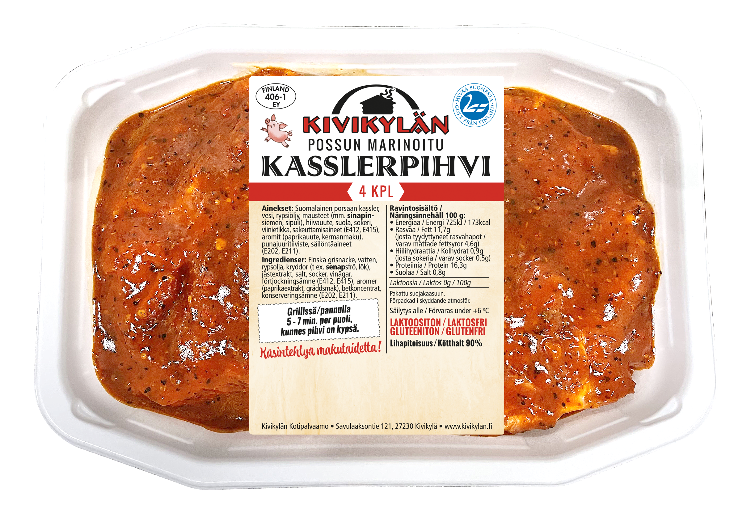 Possun Marinoitu Kasslerpihvi 4 Kpl Kivikyl n Kotipalvaamo Possun Marinoitu Kasslerpihvi 4 Kpl Kivikyl n Kotipalvaamo