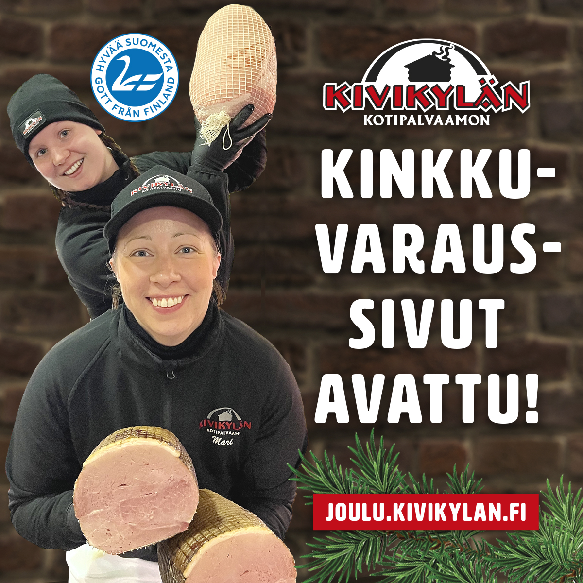 Kivikylän joulukinkkuja