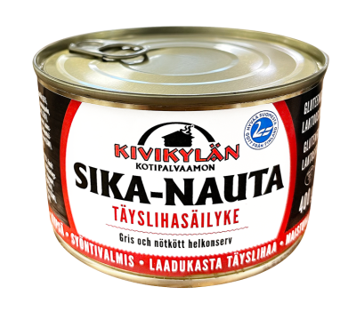 Kivikylän sikanauta täyslihasäilyke